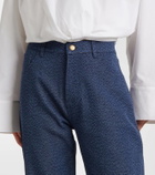 Tove Axel cotton-blend straight pants
