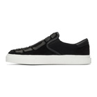 Amiri Black Skeleton Toe Slip-On Sneakers