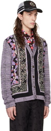 Anna Sui SSENSE Exclusive Purple Cardigan