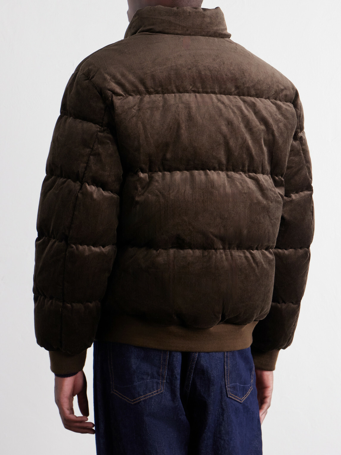Polo Ralph Lauren - Logo-Embroidered Quilted Cotton-Corduroy Down Jacket - Brown