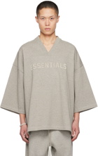 Fear of God ESSENTIALS Gray Football T-Shirt