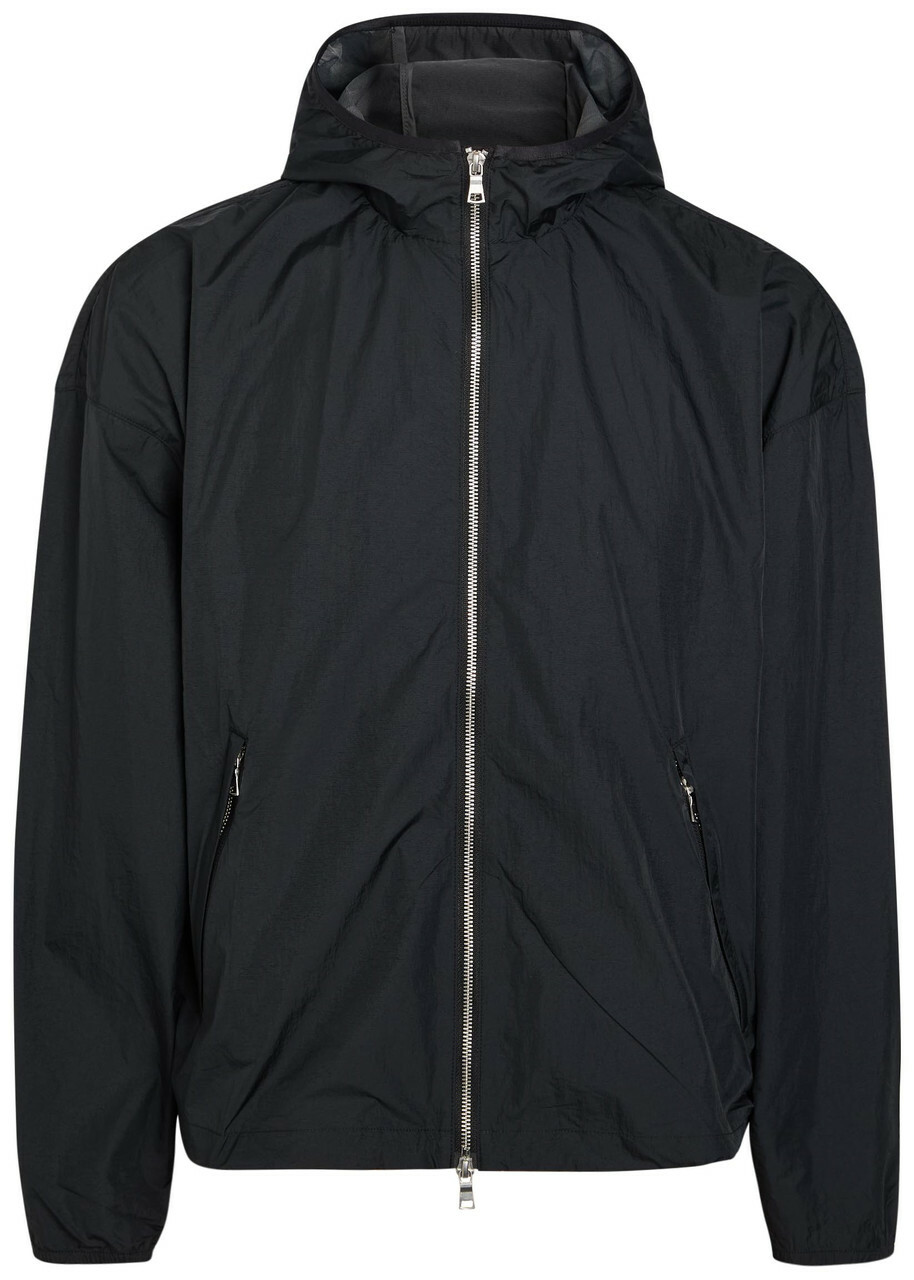 Mki Miyuki Zoku Hyperlight Wind Logo Nylon-blend Jacket Black