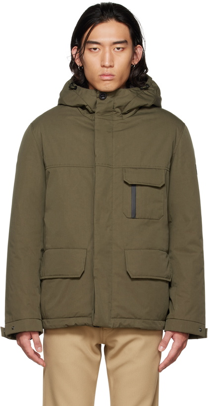 Photo: Yves Salomon - Army Green Patch Jacket