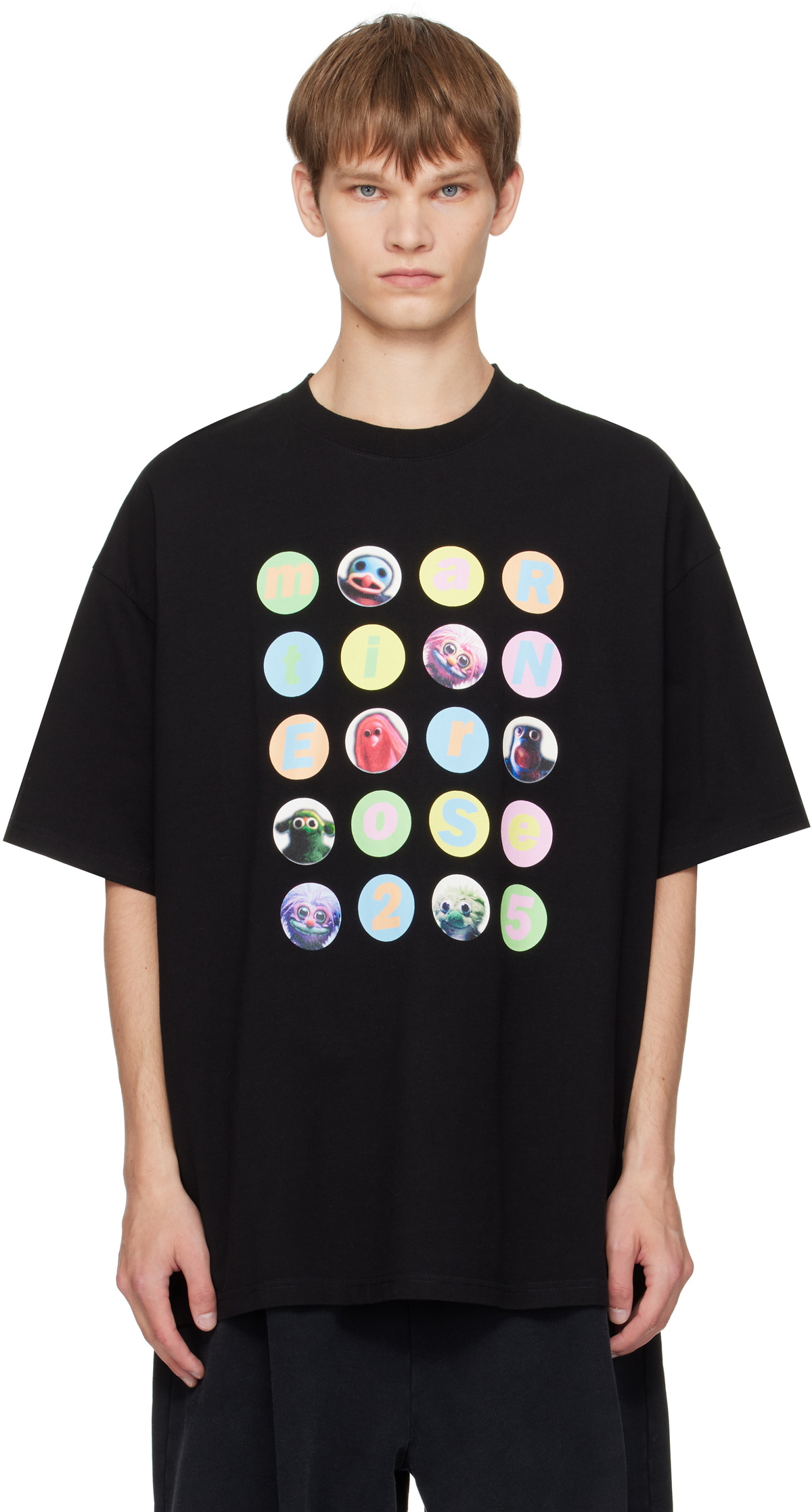 Martine Rose Black 'Blow Your Mind' T-Shirt Martine Rose