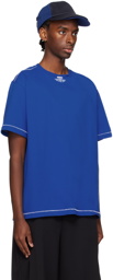 ADER error Blue Printed T-Shirt