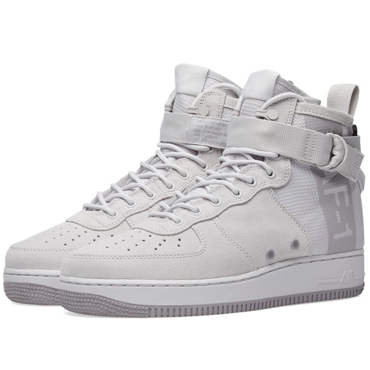 Photo: Nike SF Air Force 1 Mid Suede Grey