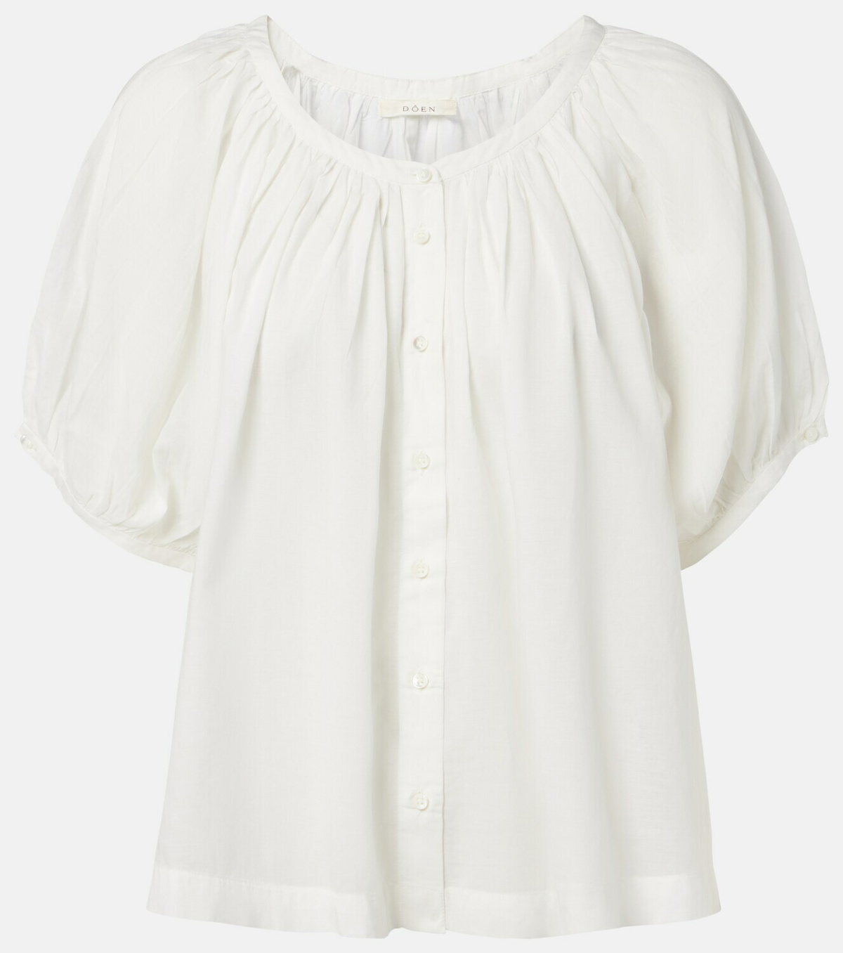 Dôen June cotton-blend top