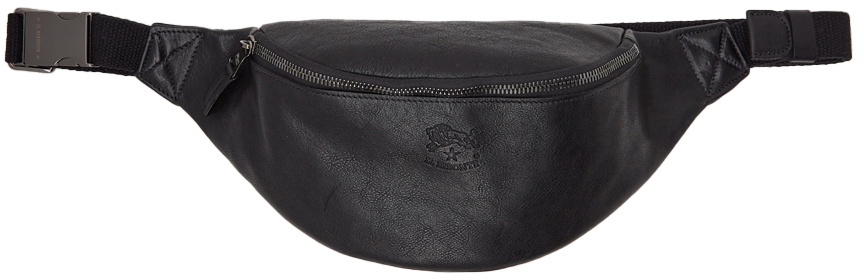 Junya Watanabe Black Il Bisonte Edition Leather Belt Bag