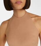 Mugler Wool-blend crop top