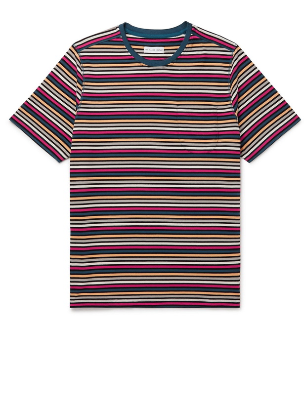 Photo: POP TRADING COMPANY - Striped Cotton-Jersey T-Shirt - Multi - S