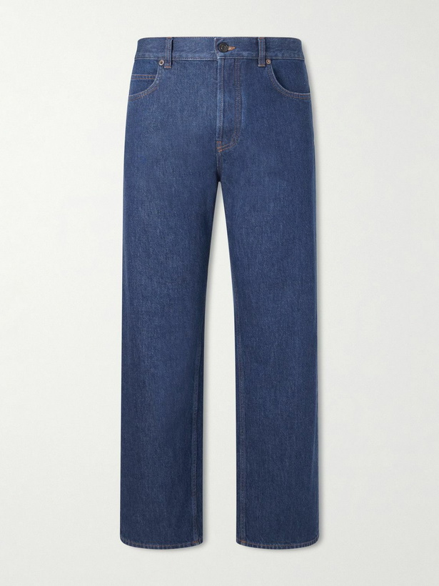 Photo: The Row - Rossen Straight-Leg Jeans - Blue