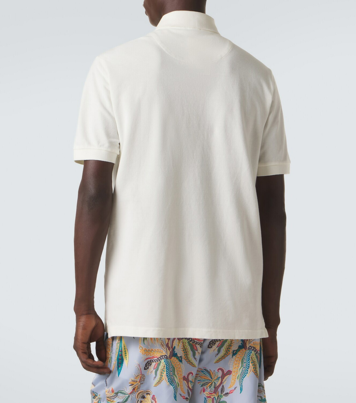 Etro Pegaso cotton piqué polo shirt