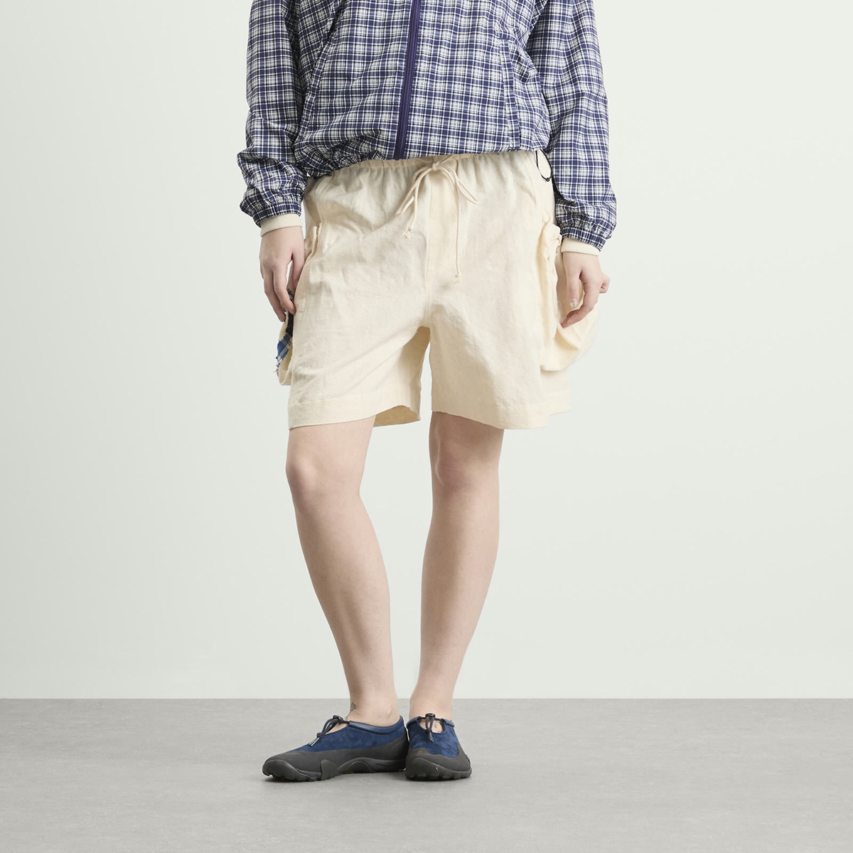 Story mfg. Women's Salt Shorts in Peace Patchwork