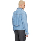 Thom Browne Blue Selvedge Backstrap Utility Denim Jacket