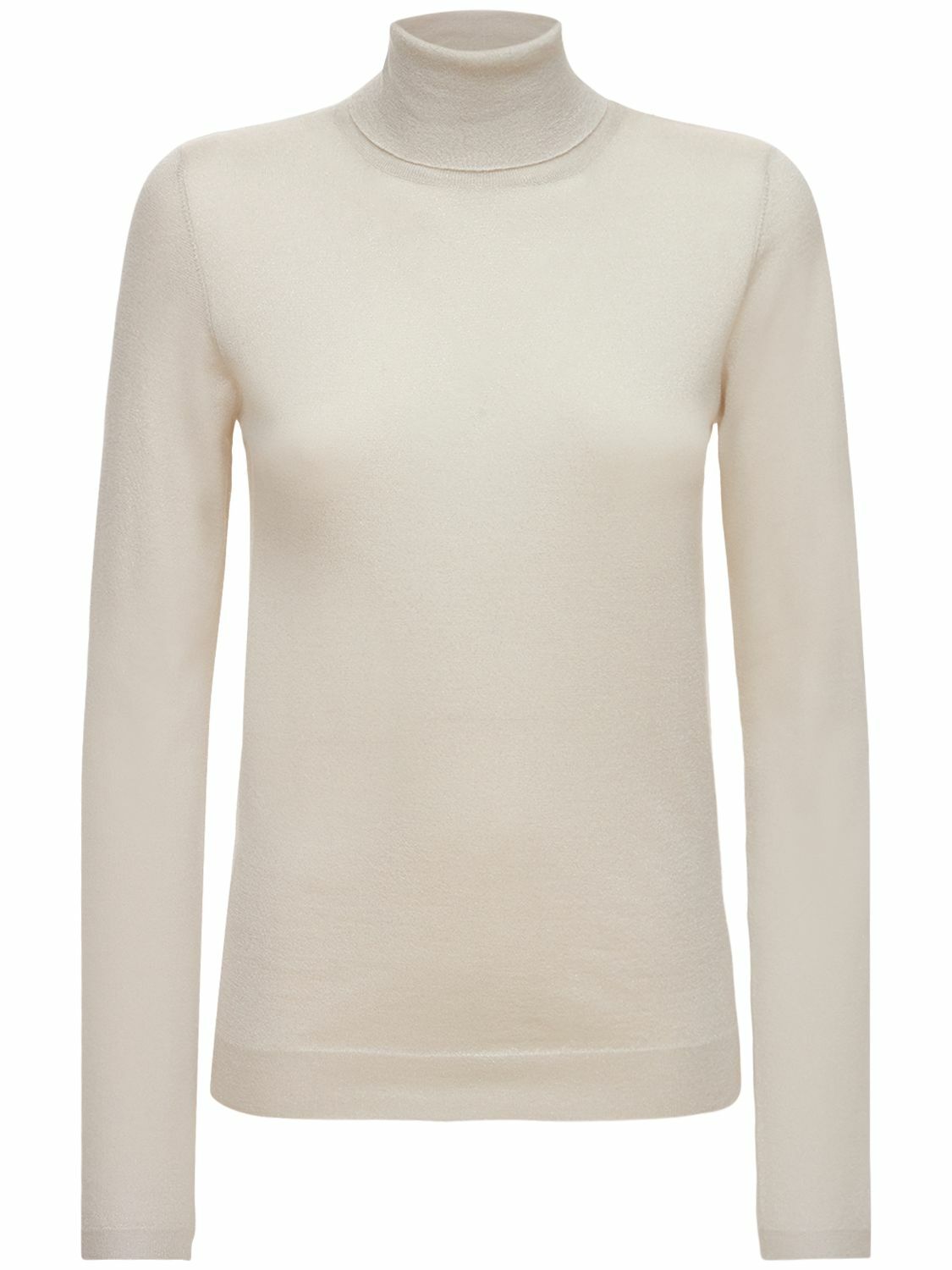 BRUNELLO CUCINELLI - Cashmere Blend Lurex Knit Sweater