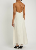 Rohe Lace-hem Silk Maxi Dress Cream