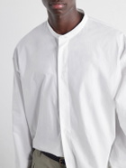 Studio Nicholson - Grandad-Collar Cotton-Poplin Shirt - White