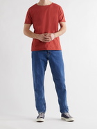 NUDIE JEANS - Roger Slub Organic Cotton-Jersey T-Shirt - Red