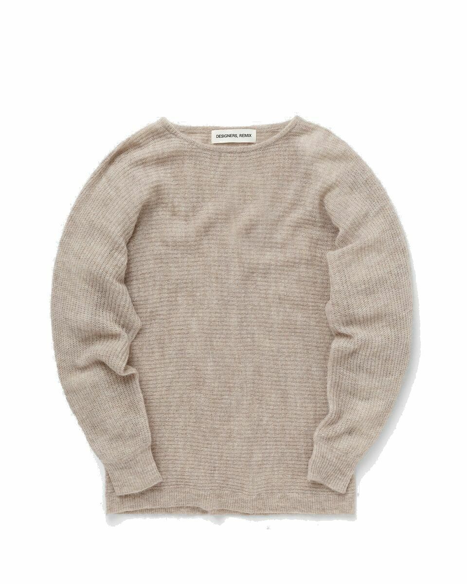 Photo: Designers, Remix Verona Boxy Sweater Beige - Womens - Pullovers