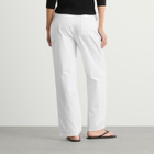 Nothing Written Women's Lazy Cotton Drawstring Pants in White