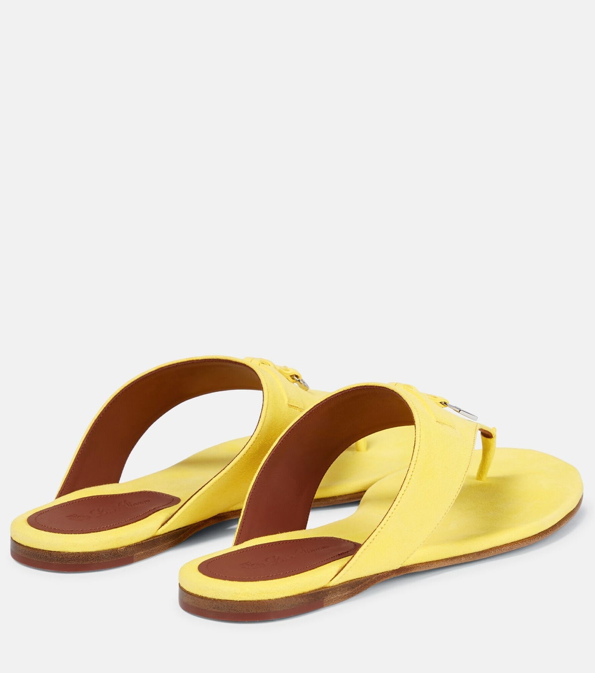 Loro Piana - Summer Charms suede thong sandals
