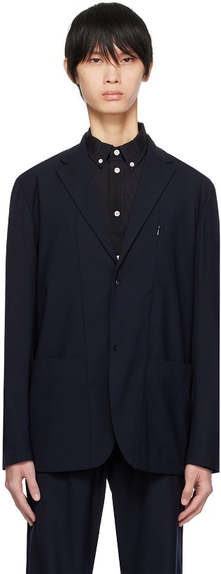 Photo: NORSE PROJECTS Navy Emil Blazer