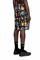 Diesel Bowling shirt with graphic prints - Shorts - Unisex - Black