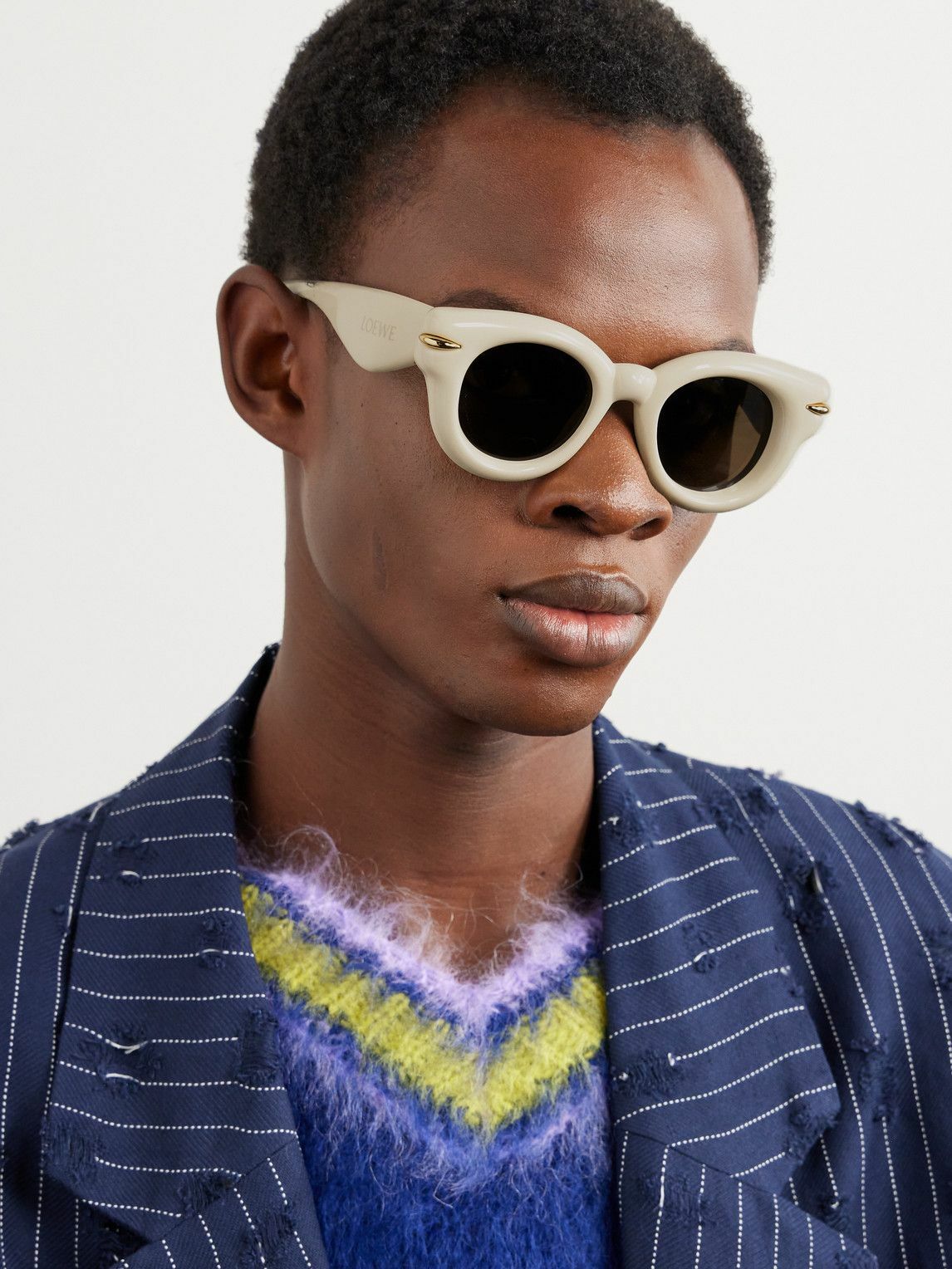 LOEWE - Inflated Round-Frame Acetate Sunglasses