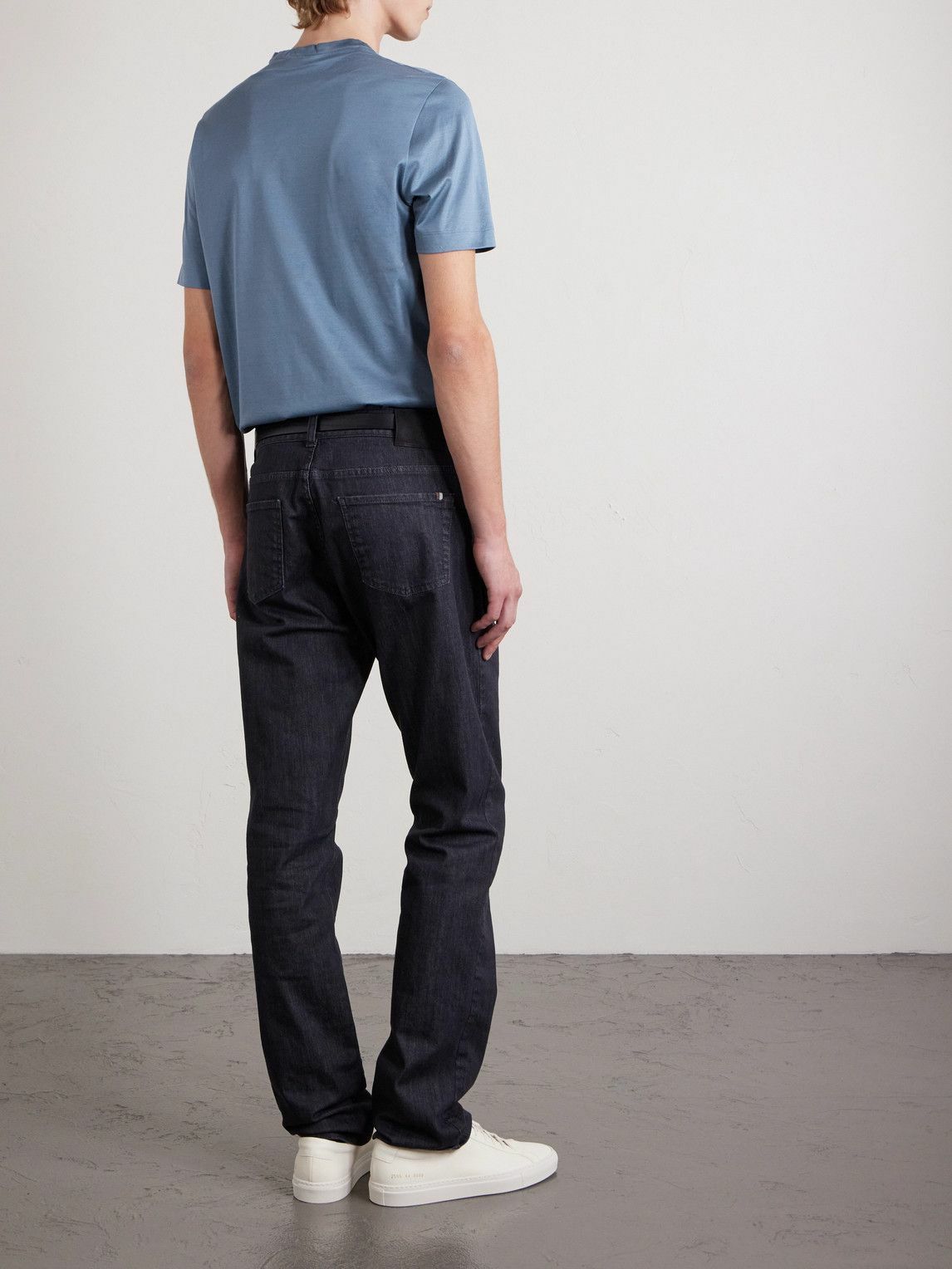 Canali - Cotton-Jersey T-Shirt - Blue