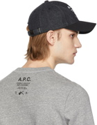 A.P.C. Black Casquette Eden Cap