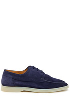 Aurélien Boat Suede Loafers Navy