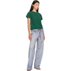 rag & bone Green Kelly Washed Boxy T-shirt