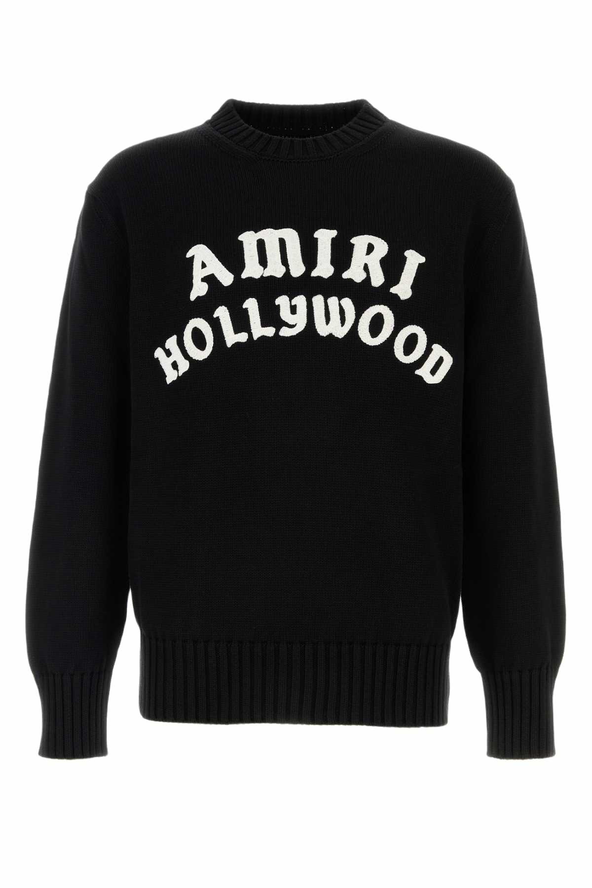 Amiri Logo alpaca and mohair-blend sweater Amiri