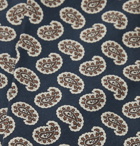 Rubinacci - 8cm Paisley-Print Silk Tie - Blue