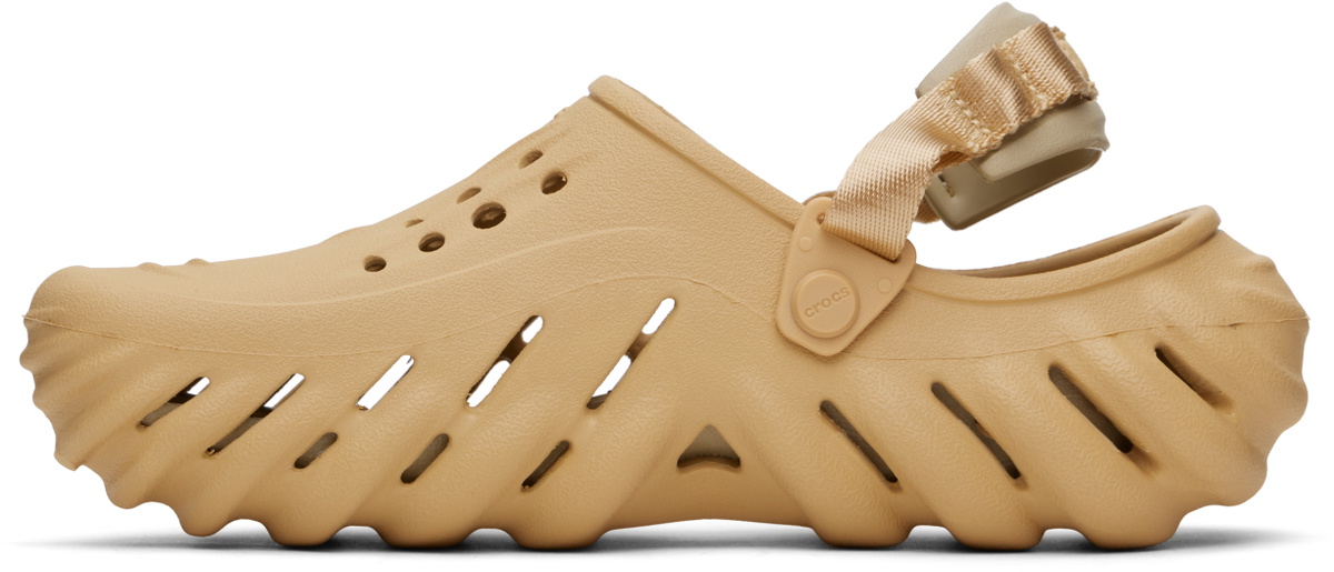 Crocs Tan Echo Clogs
