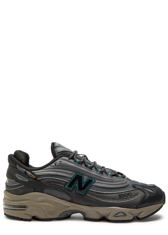 Photo: New Balance 1000 Panelled Mesh Sneakers Black