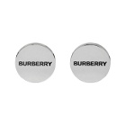 Burberry Silver Engraved Cufflinks