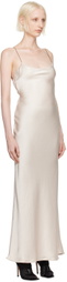 BEC + BRIDGE Beige Allegra Tie Maxi Dress