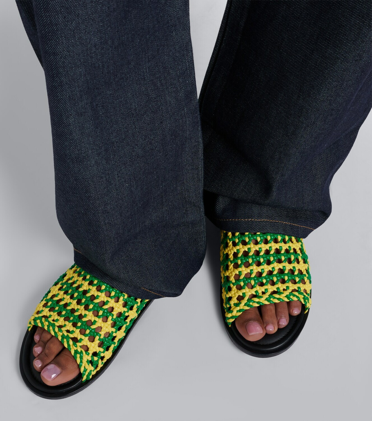 JW Anderson Net fishnet sandals