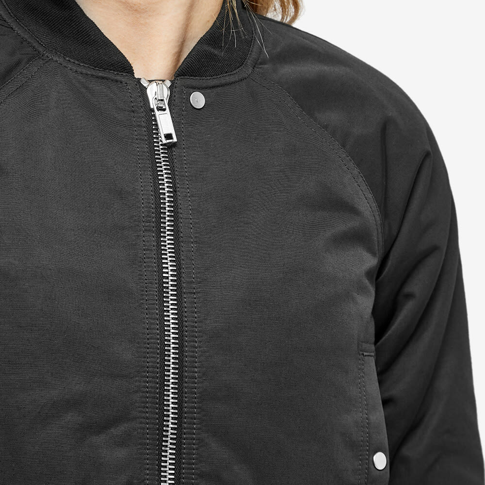 Rick Owens DRKSHDW Women's Faun Bomber Jacket in Black Rick Owens