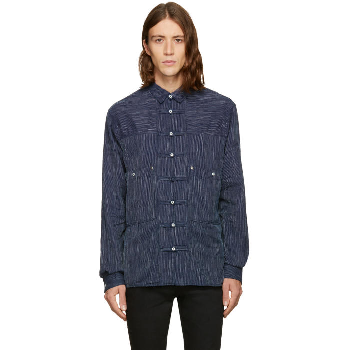 Photo: Dsquared2 Navy Work Wear Shirt