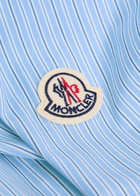 Moncler Cotton Shirt Light Blue