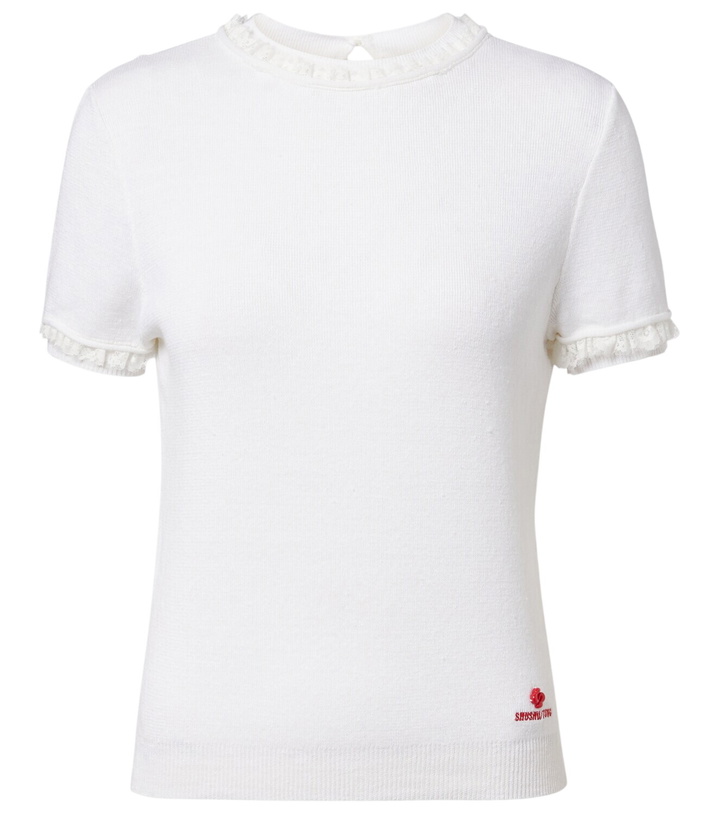 Photo: Shushu/Tong Lace-trimmed linen top