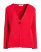 Charlott Womens Cardigan in Red