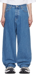 VETEMENTS Blue Baggy Jeans