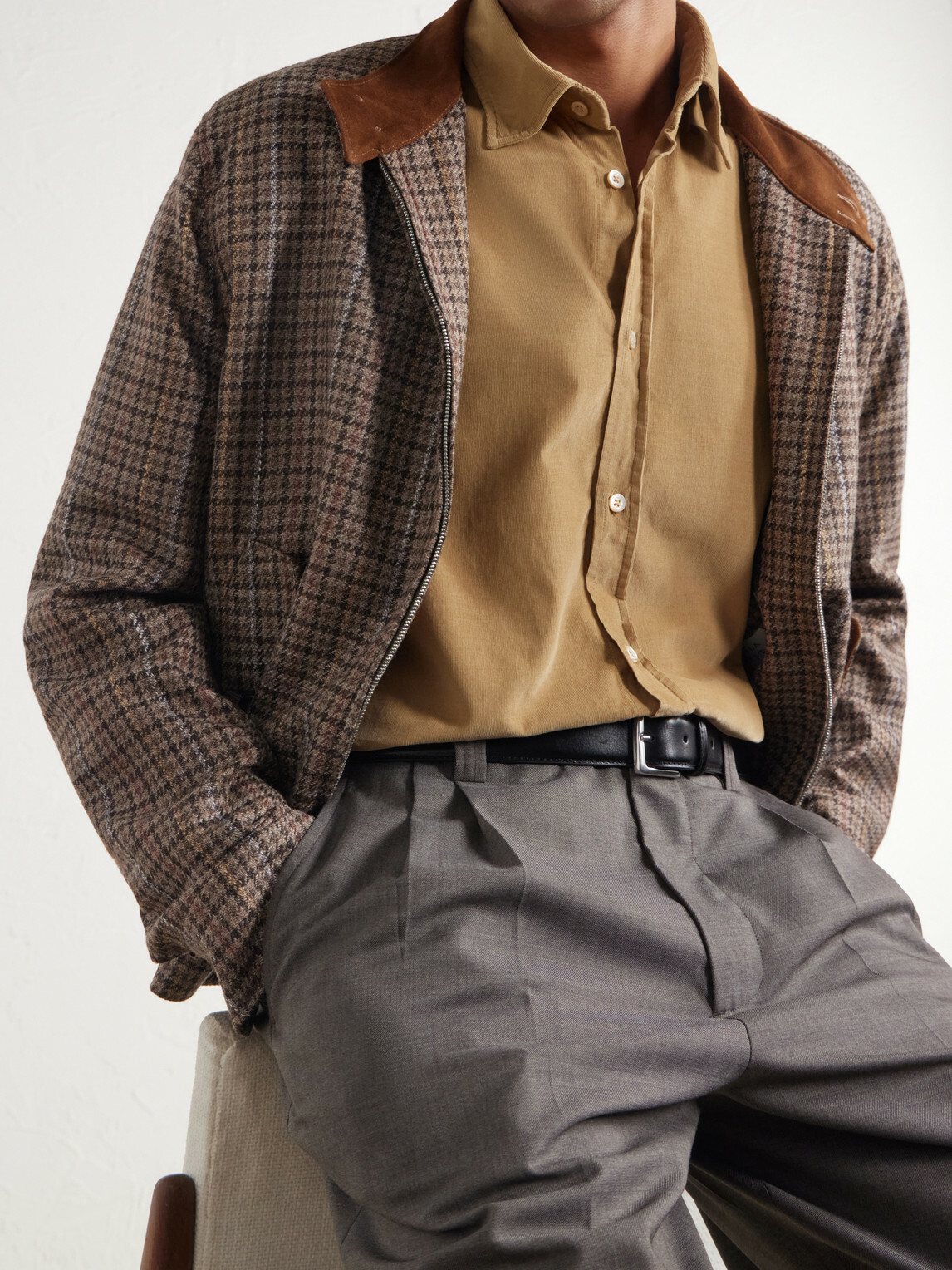 Boglioli - Cotton-Corduroy Shirt - Brown