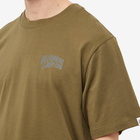 Billionaire Boys Club Men's Small Arch Logo T-Shirt in Olive