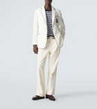 Ralph Lauren Purple Label Embroidered cotton terry blazer