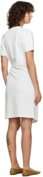 Vince Off-White Side-Tie Minidress