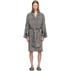 Versace Gray 'I Heart Baroque' Bathrobe